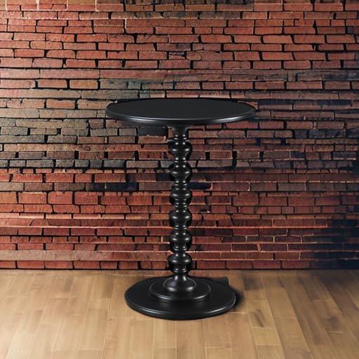 Ergode Palm Beach Spindle Table - Versatile and Charming Round Top Table for Any Room - Easy Assembly, No Tools Required