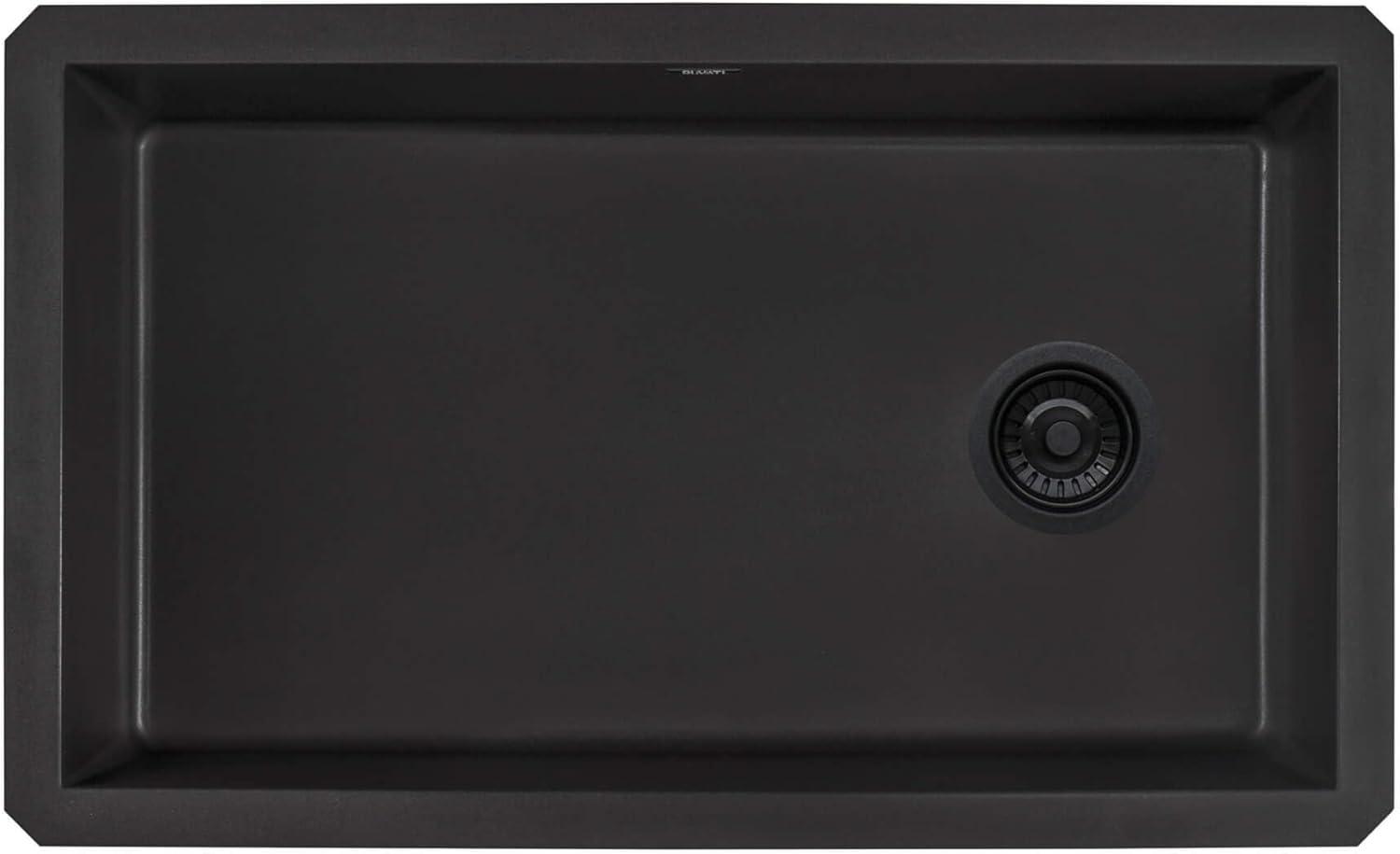 Ruvati 32 x 19 inch epiGranite Undermount Granite Composite Kitchen Sink