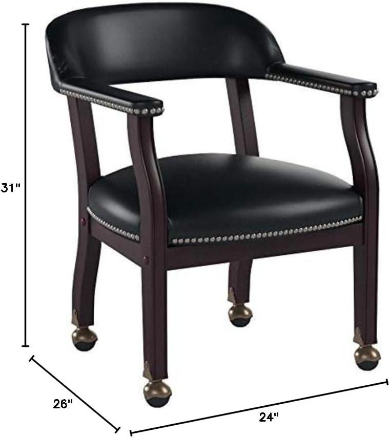 Captain's Chair with Casters - Boss Office Products