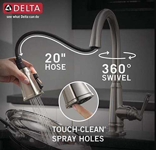 Capertee Pull Down Sprayer Kitchen Sink Faucet with Matching Soap Dispenser