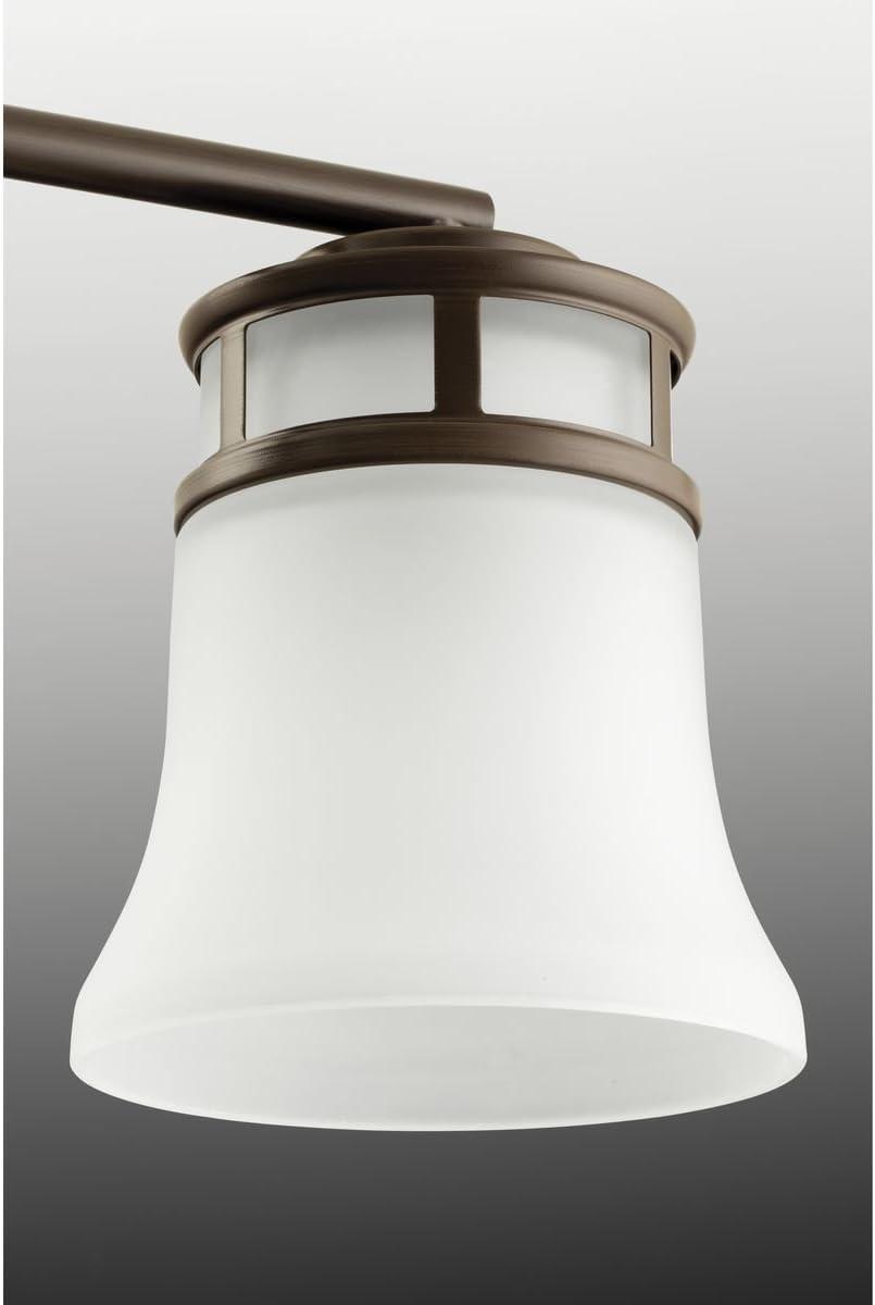 Progress Lighting, Cascadia, 1-Light Mini-Pendant, Polished Chrome, Etched Glass Shade