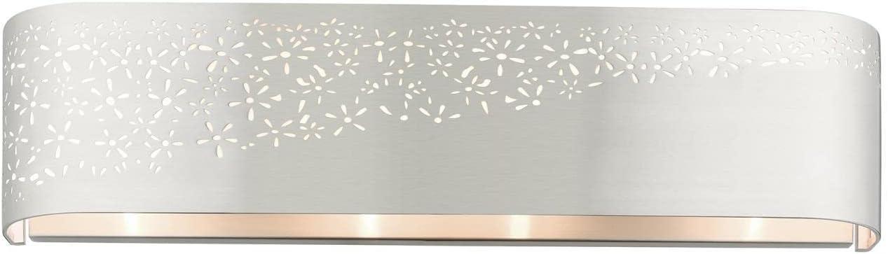 Livex Lighting Noria 4 - Light Vanity in  Brushed Nickel