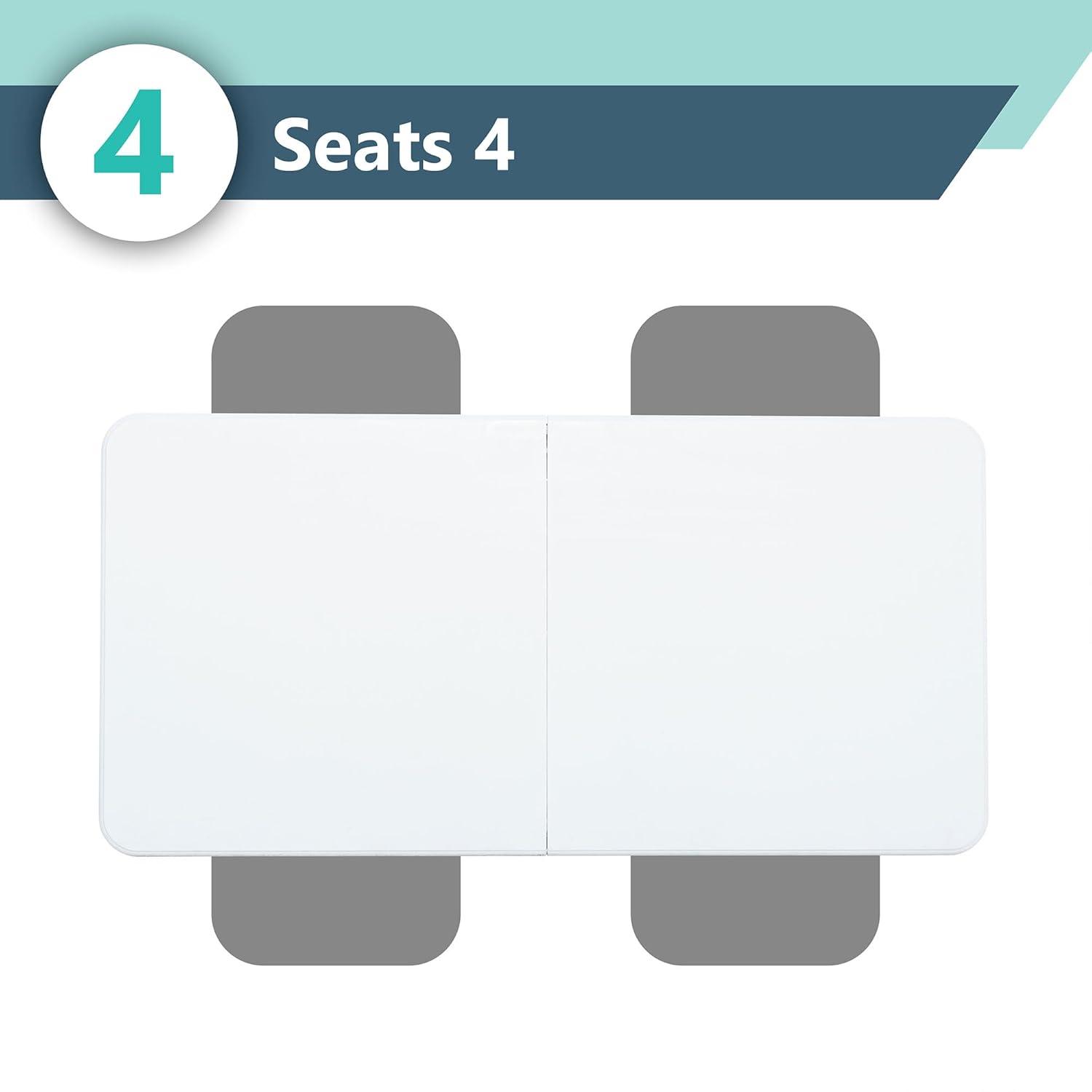 Open Box Plastic Development Group 48in Bi Fold Blow Molded Plastic Table