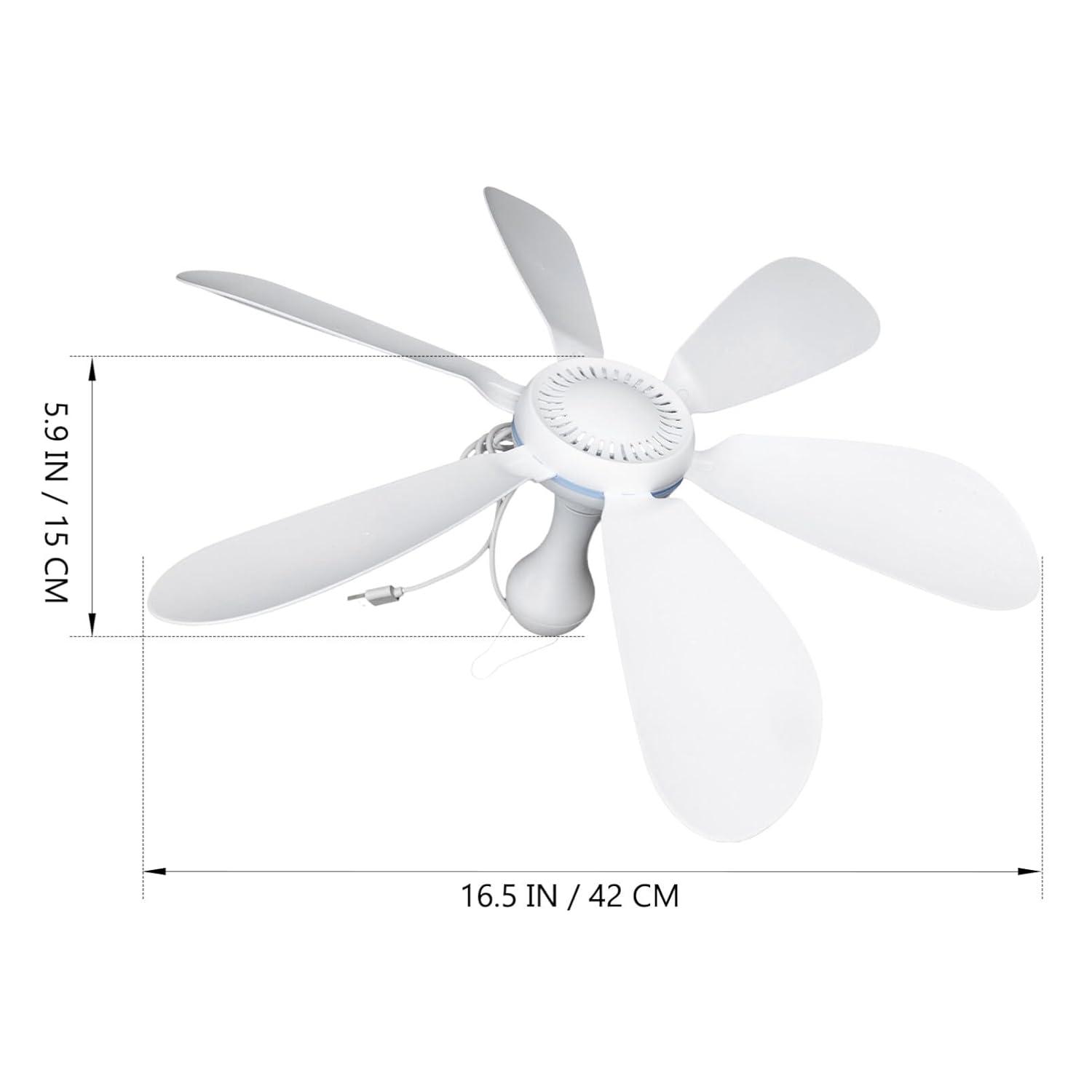 Outdoor Camping Ceiling Fan Tent Fan Hanging Fan Usb Powered Tent Canopy Fan