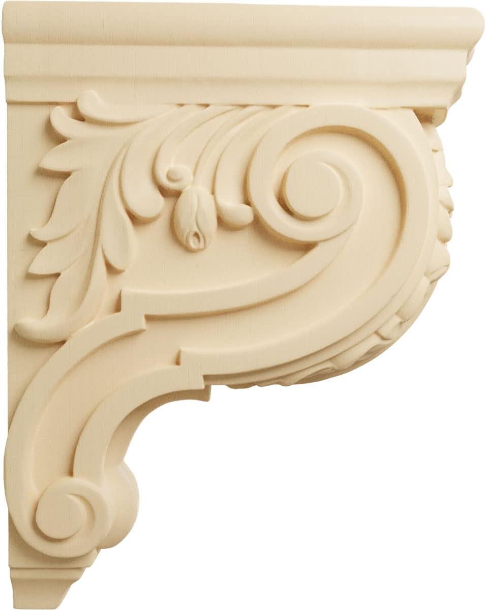 Ekena Millwork Hudson Acanthus Wood Corbel