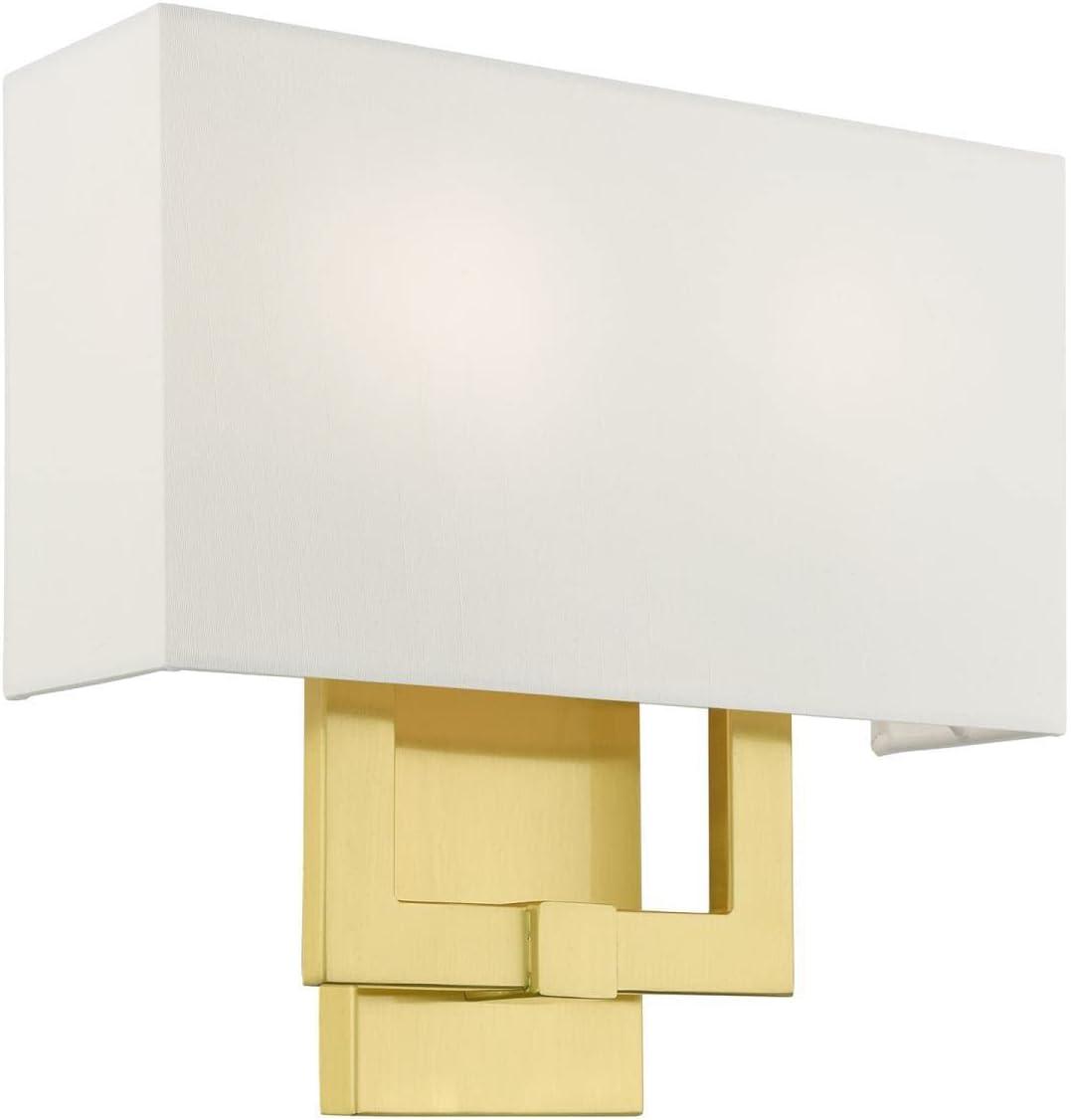 Livex Lighting Meridian 2 - Light Wall Light in  Satin Brass