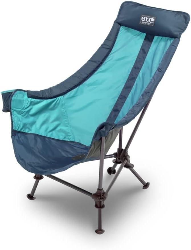 Eno Lounger DL Chair, Navy/Seafoam