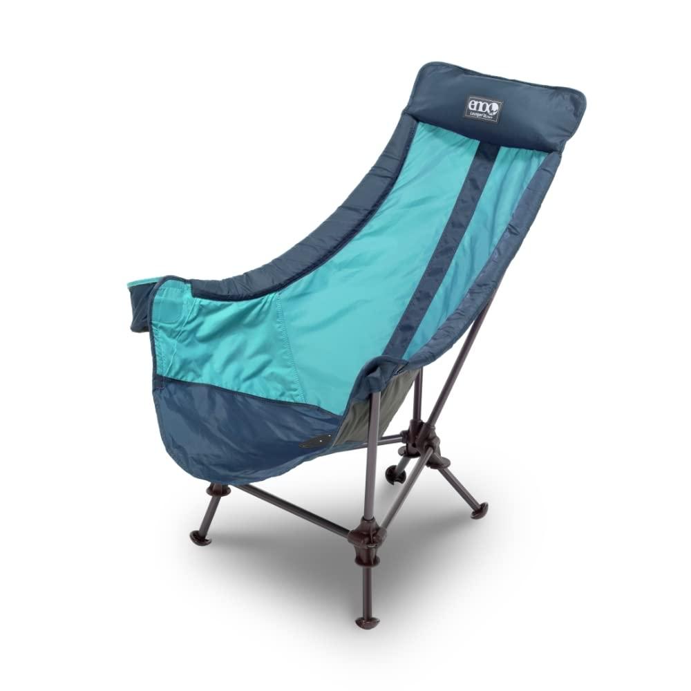 Eno Lounger DL Chair, Navy/Seafoam