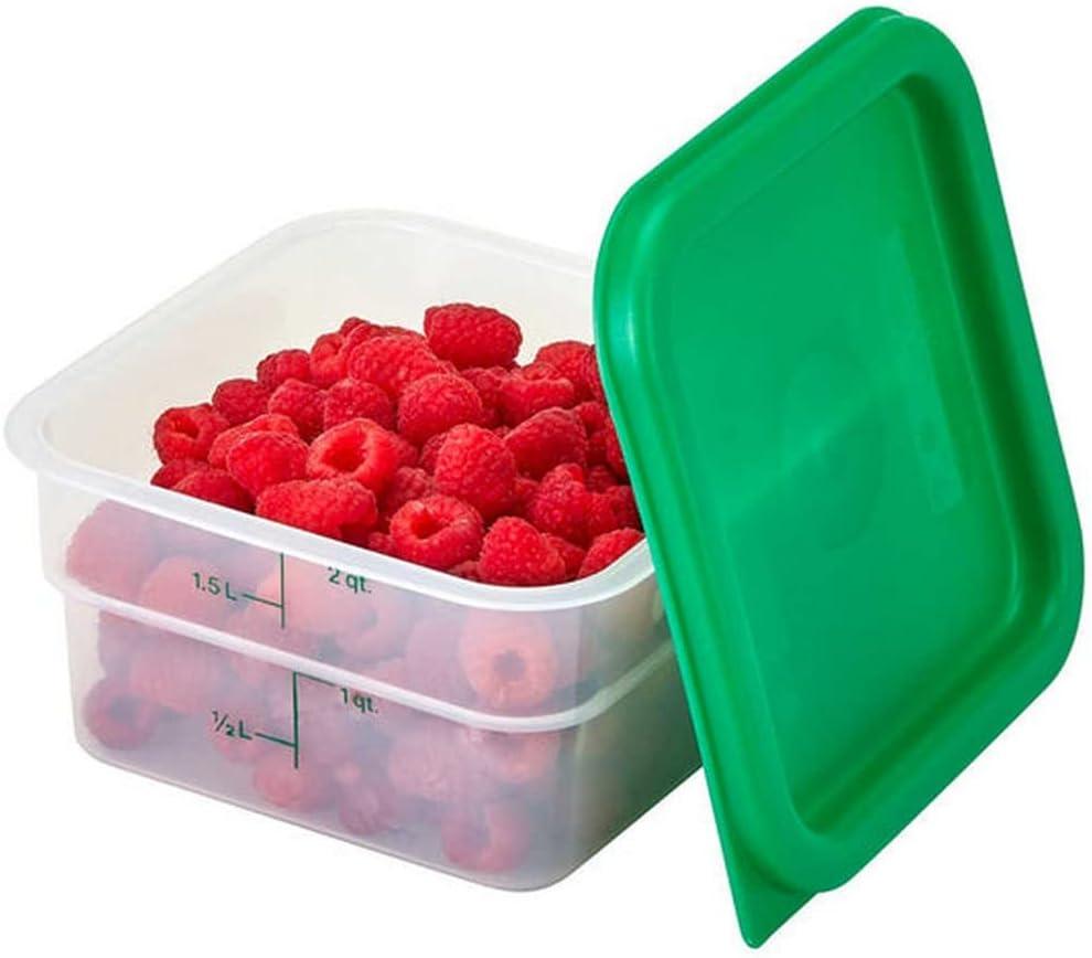 Cambro Translucent 2QT Square Food Container 2SFSPP190