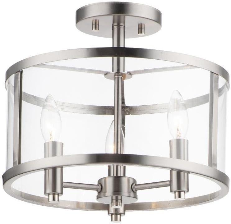 Maxim Lighting - Sentinel - 3 Light Semi-Flush Mount-11.75 Inches Tall and 13.25