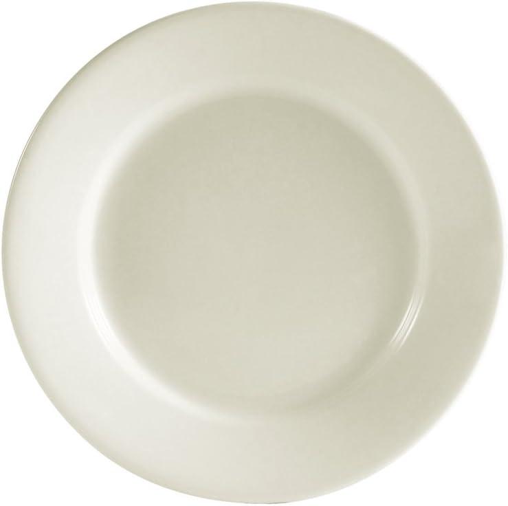 American White 10.5-Inch Porcelain Dinner Plate Set