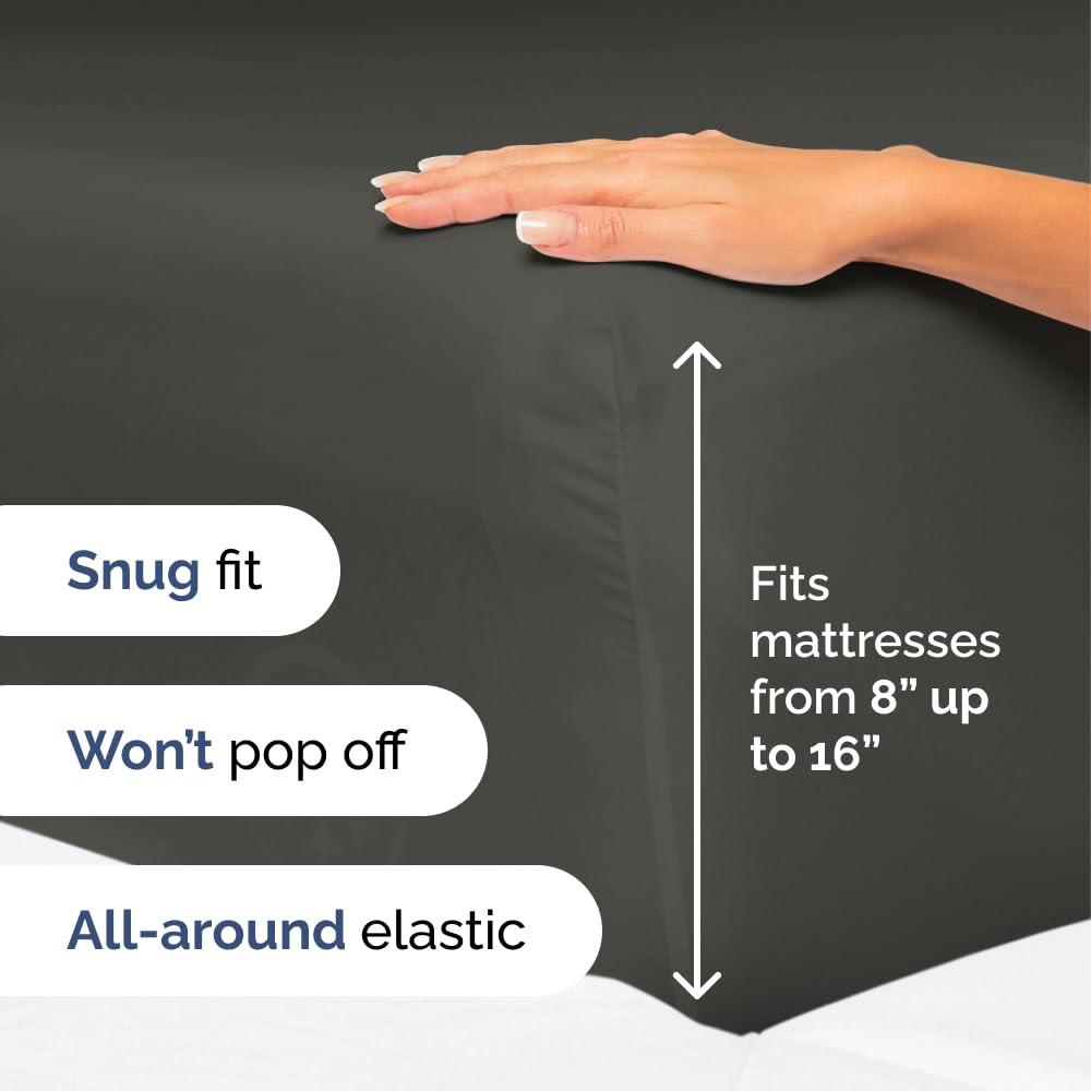 CGK Linens 4 Piece Sheet Set Premium Cooling, Soft & Wrinkle Free Sheet Set & Reviews | Wayfair