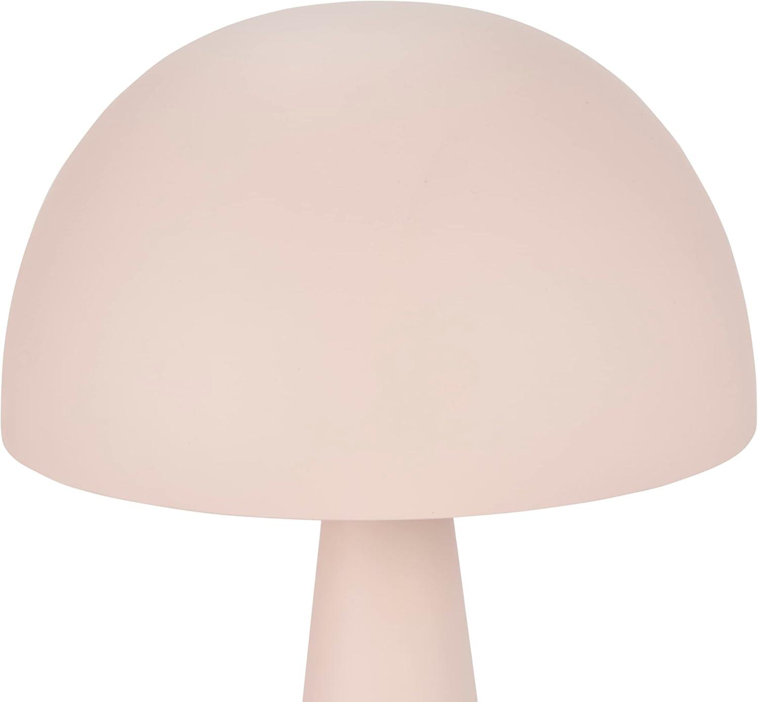 16" Mid-Century Modern Metal Mushroom Accent Table Lamp - Nourison