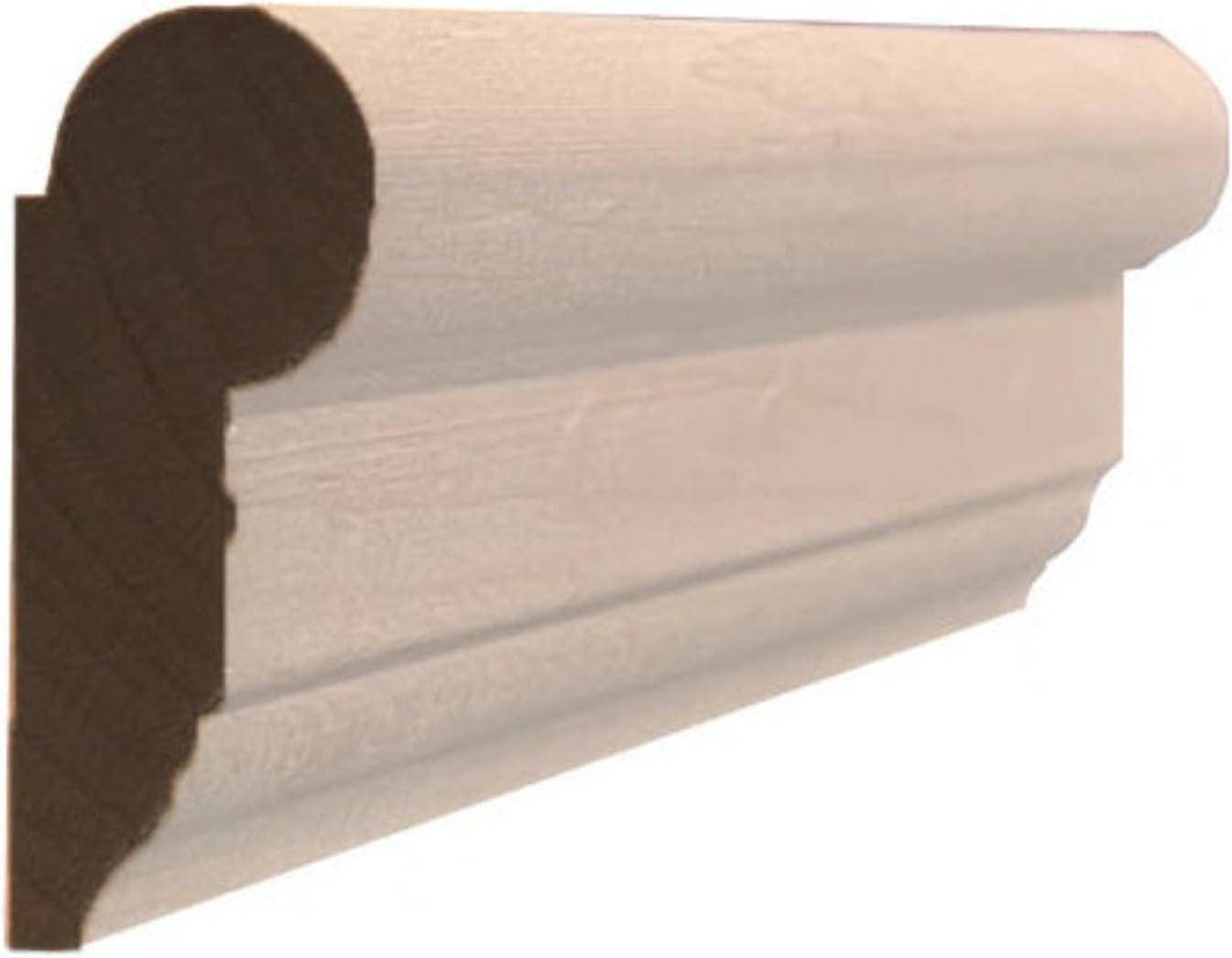 NewMouldings EWPC11 Picture Hanging Rail 1-5/8" Tall x 11/16" Moulding. Unfinished