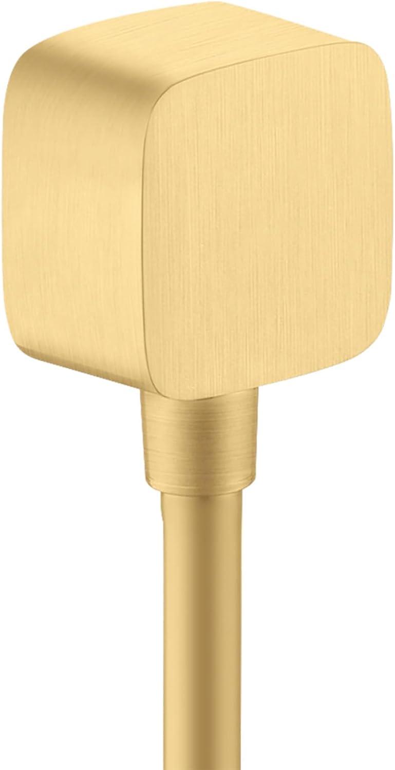 Brushed Gold Optic Modern Wall Outlet with Check Valves