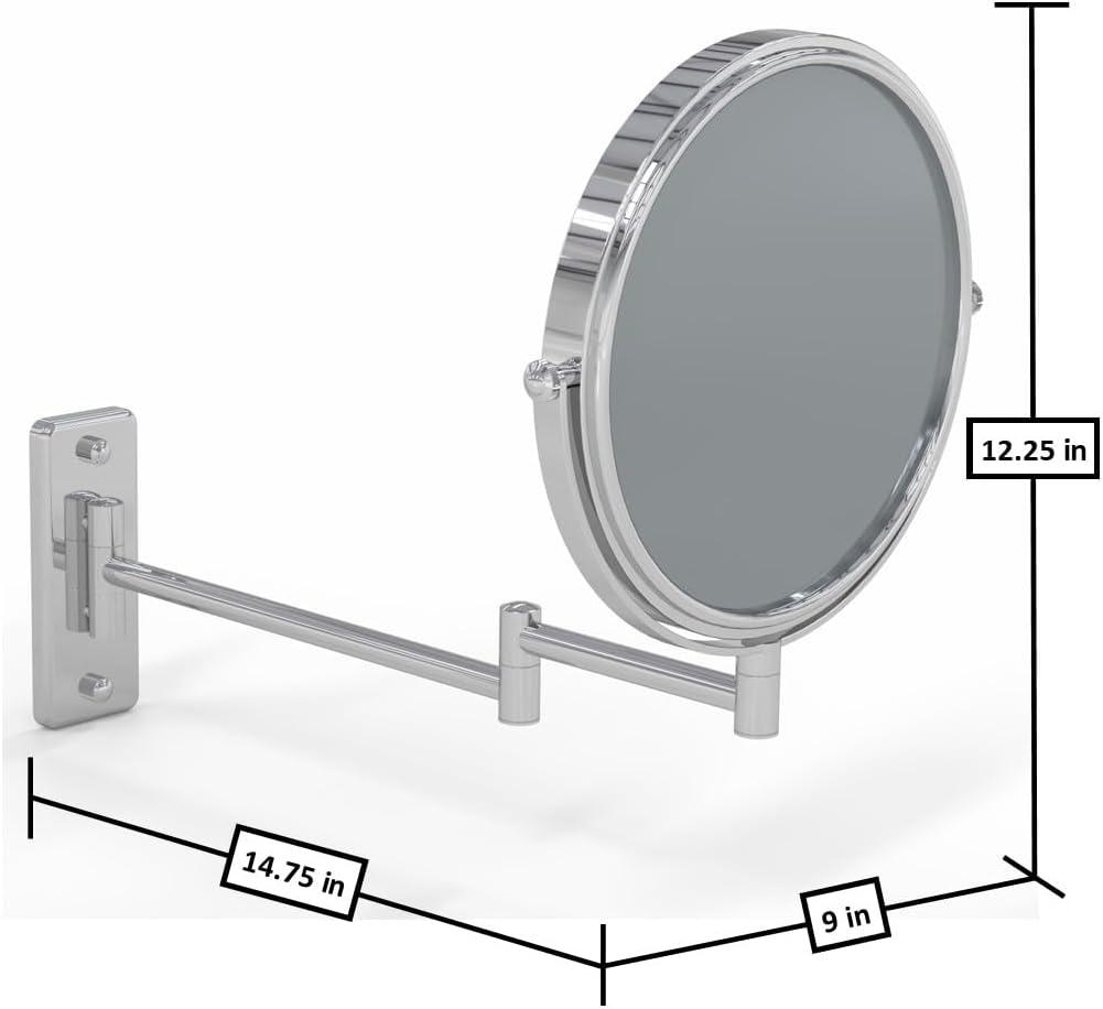 Mirror Image Modern & Contemporary Magnifying Makeup / Shaving Mirror