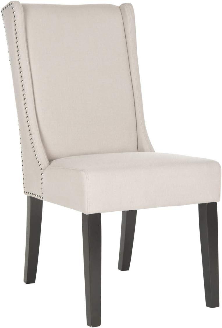 Sher 19H Side Chair Silver Nail Heads (Set Of 2) - Clay - Safavieh