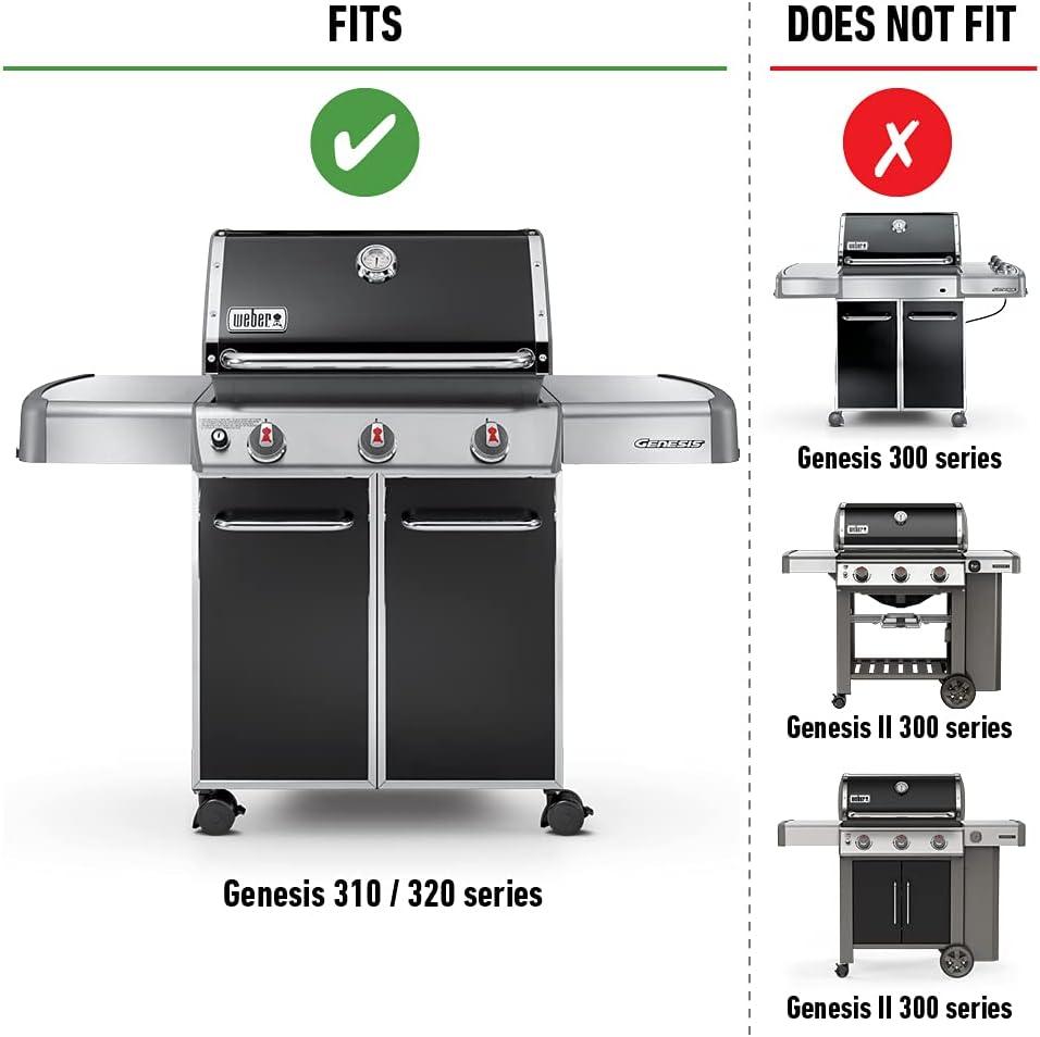 Weber Replacement Igniter Kit for Genesis 310/320 Gas Grill with Front Mounted Control Panel