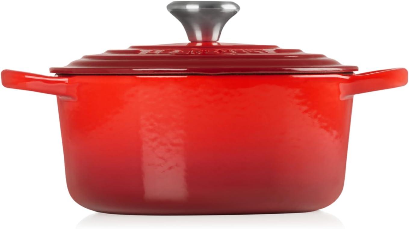 Cerise Enameled Cast Iron 2-Quart Dutch Oven