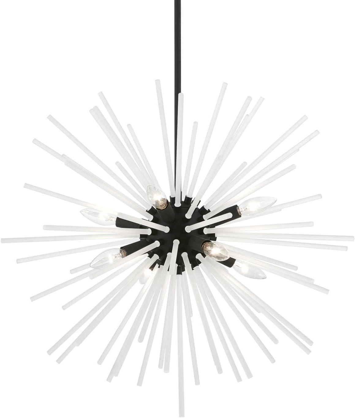 Livex Lighting Uptown 8 - Light Pendant in  Black