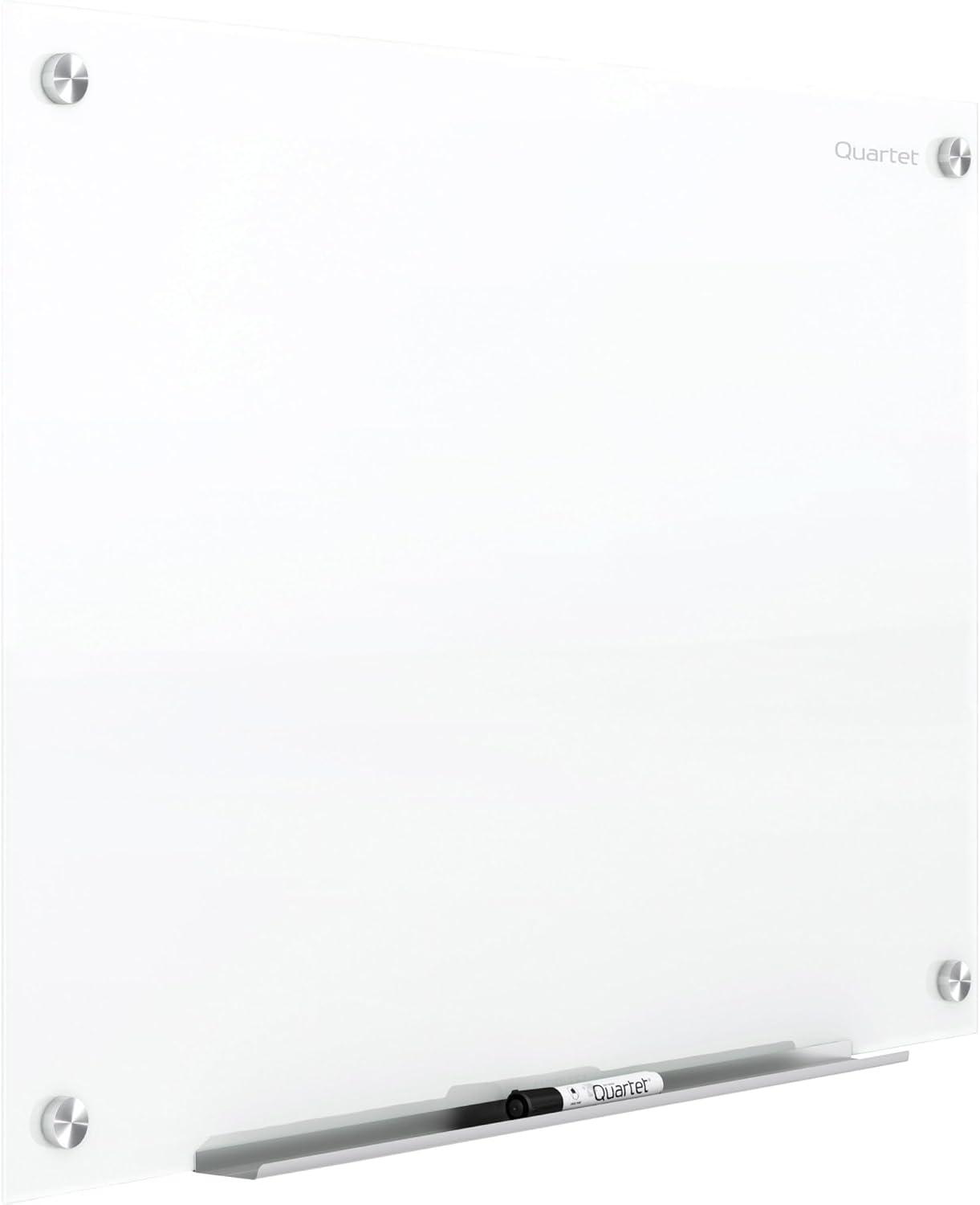 Quartet Brilliance Glass Dry-Erase Board, 48" x 36" (4' x 3'), Large Whiteboard