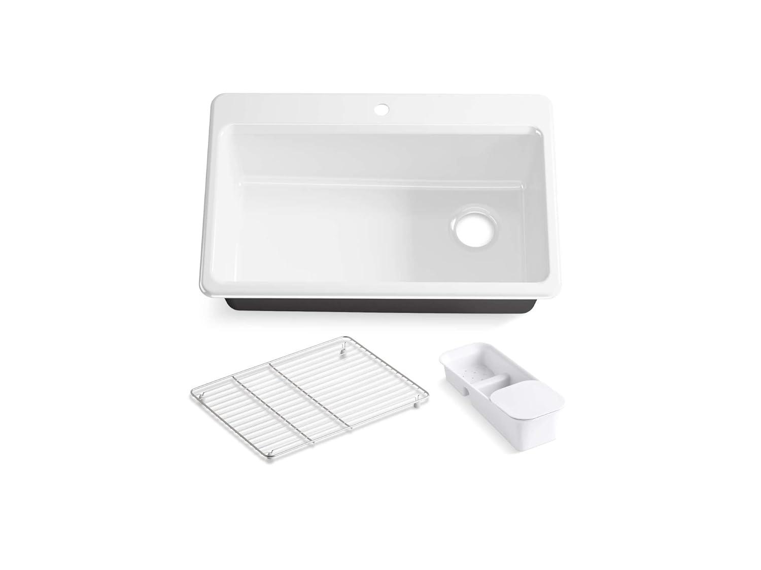 Riverby™ Single-Bowl Top-Mount Kitchen Snk with Accessories