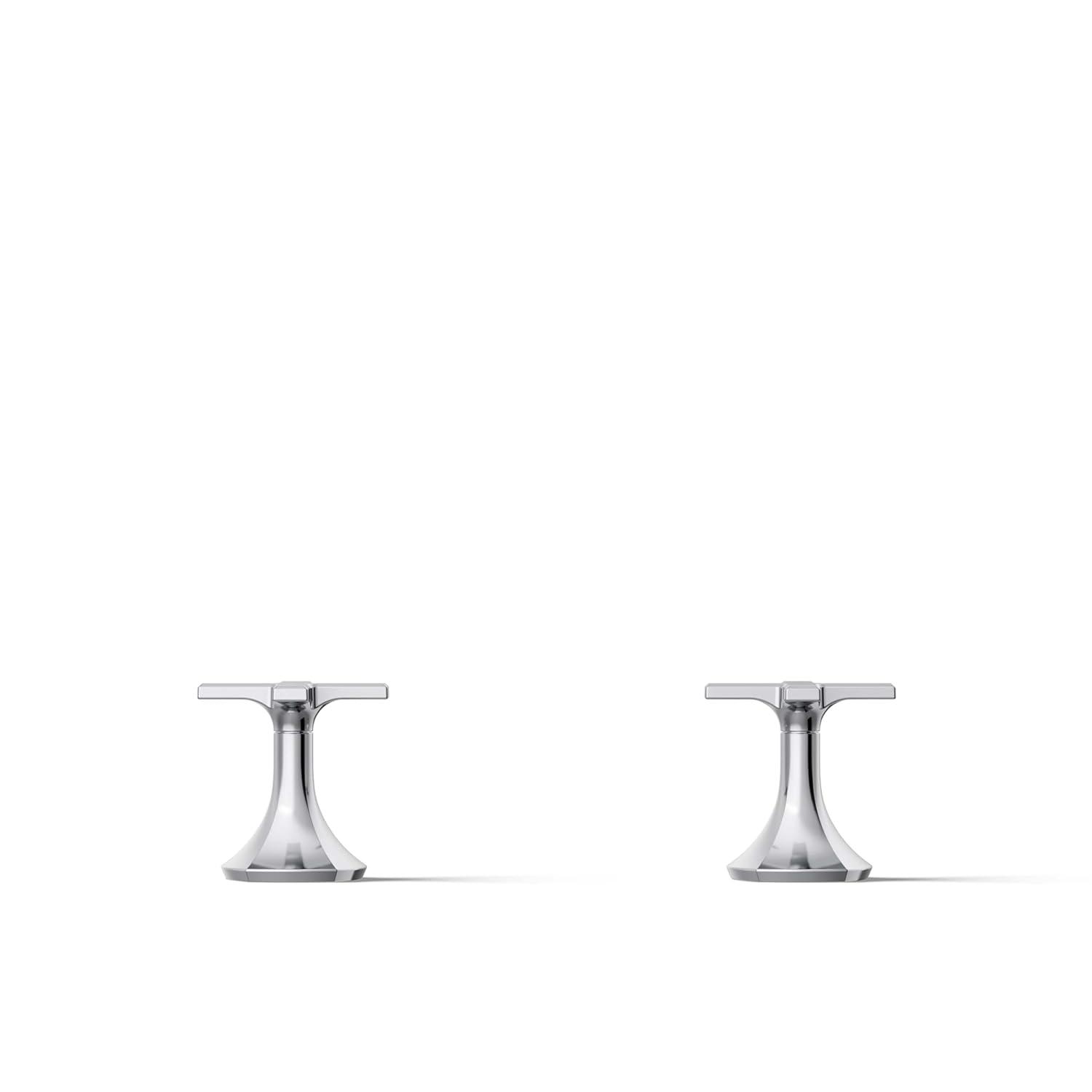 Occasion Cross Bathroom Sink Faucet Handles, 3.12" H x 3" W