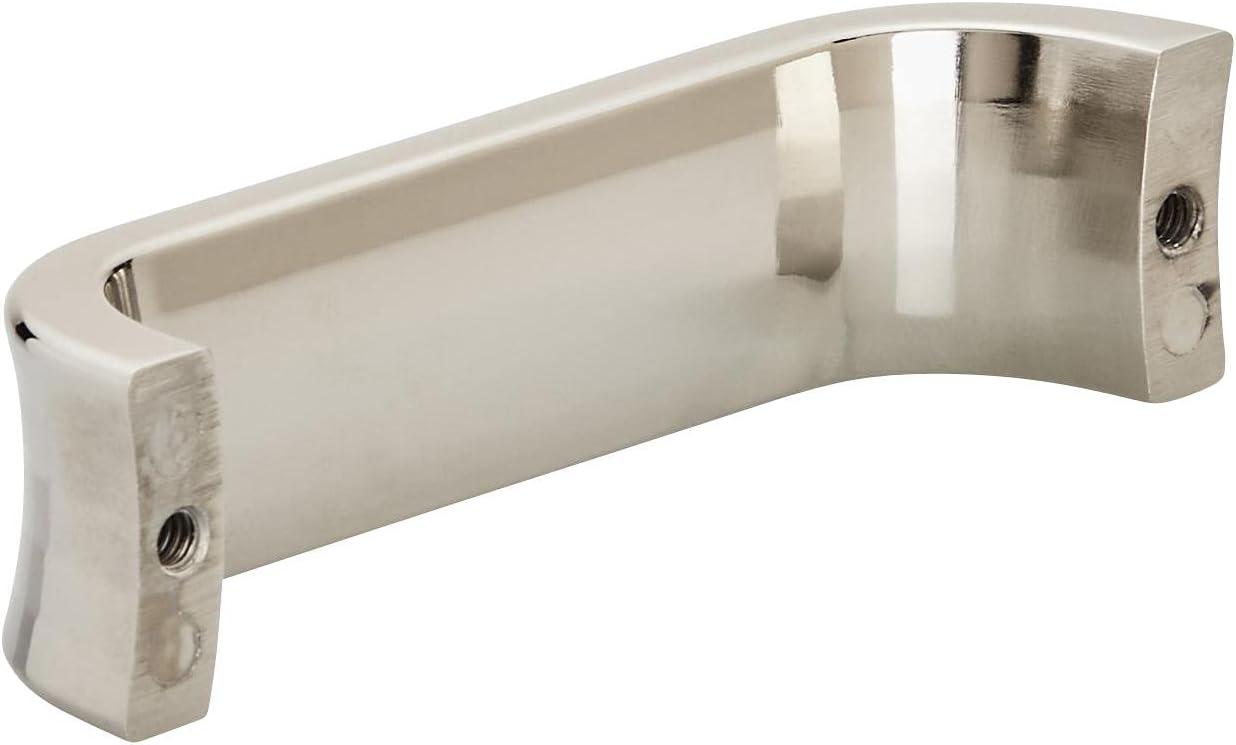 Polished Nickel 3-3/4 inch Concentric Cabinet Pull