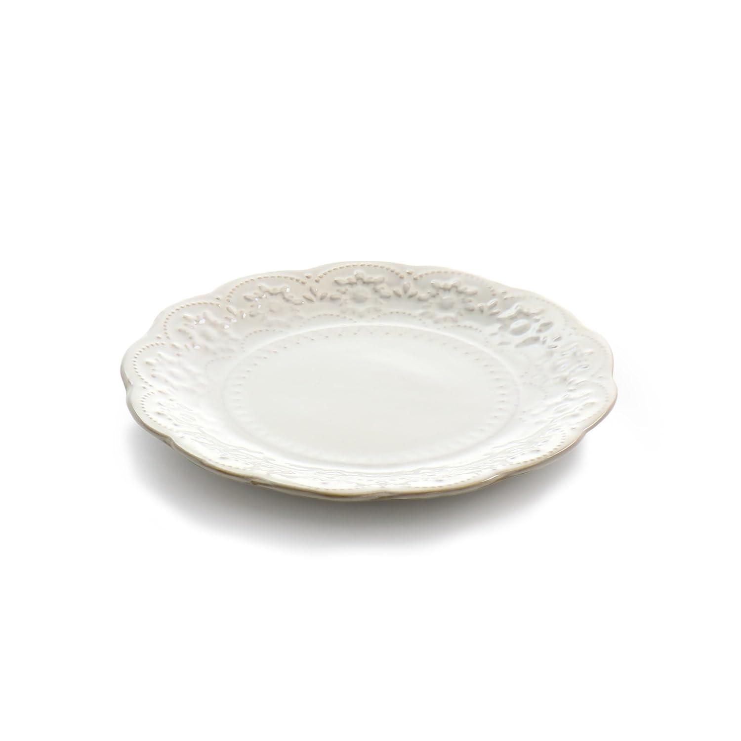 Elama 16 Piece Stoneware Dinnerware Set - Service for 4