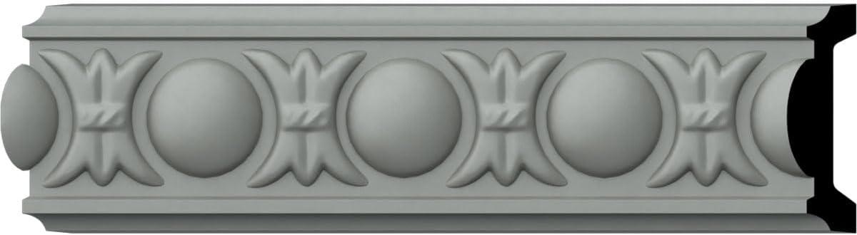 Ekena Millwork 2"H x 5/8"P x 94 1/2"L, (1 5/8" Repeat), Raymond Egg and Dart Panel Moulding