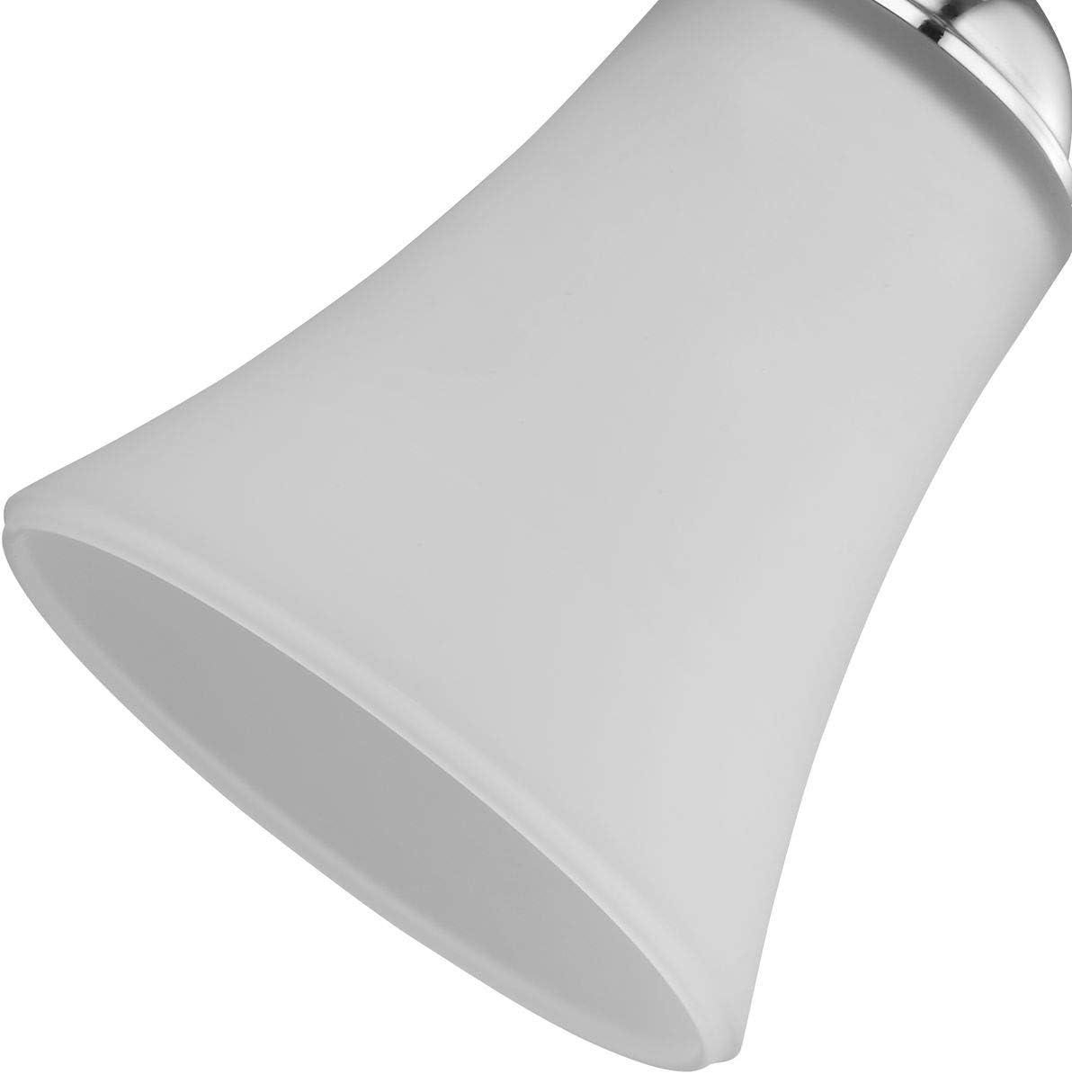 Progress Lighting, Angelic Collection, 1-Light Mini-Pendant, Polished Chrome, Etched Glass Shade