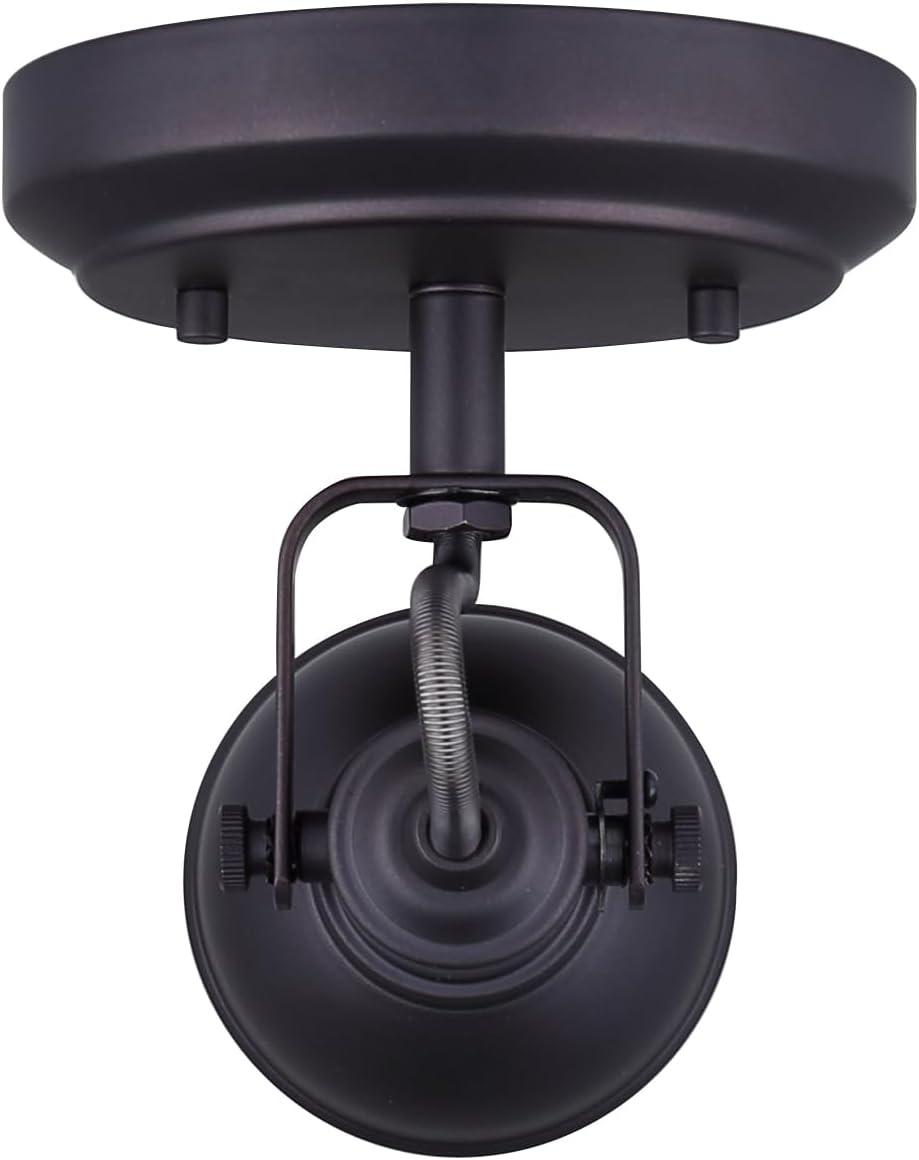 CANARM ICW622A01ORB10 LTD Polo 1 Light Ceiling/Wall, Oil Rubbed Bronze with Adjustable Head , Oil-rubbed Bronze