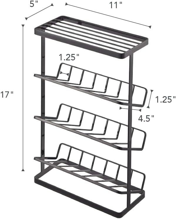 Tower Yamazaki Home Free Standing Shower Caddy - Bathroom Organizer Storage Holder, Steel