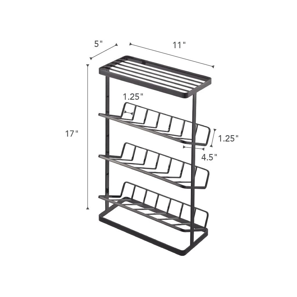Yamazaki Home Tower Yamazaki Home Free Standing Shower Caddy - Bathroom Organizer Storage Holder, Steel