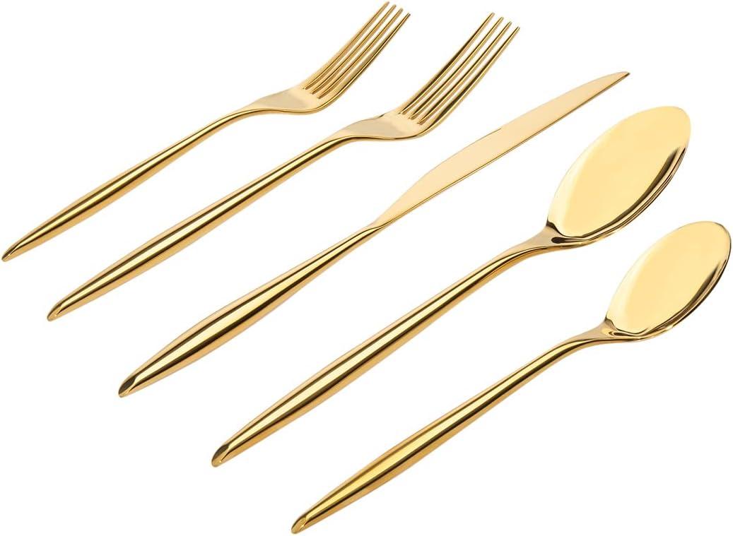 Milano 20 Piece 18/10 Stainless Steel Flatware Set, Service for 4