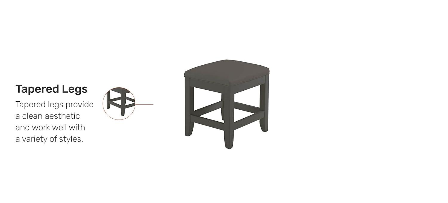 Bedford Vanity Bench Black - Homestyles