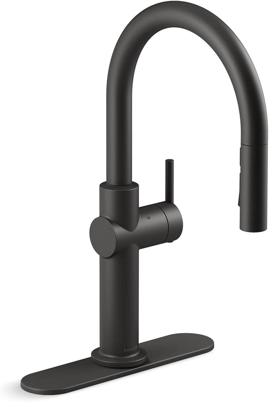 Crue Touchless Pull-Down Kitchen Sink Faucet with Three-Function Sprayhead