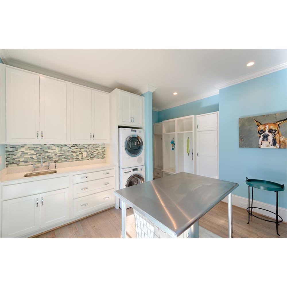 6'' White Open Recessed Trim