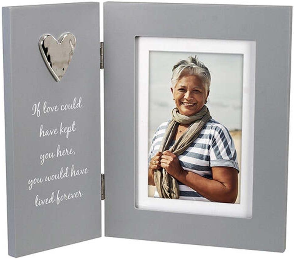 Gray Matte Picture Frame with Mat