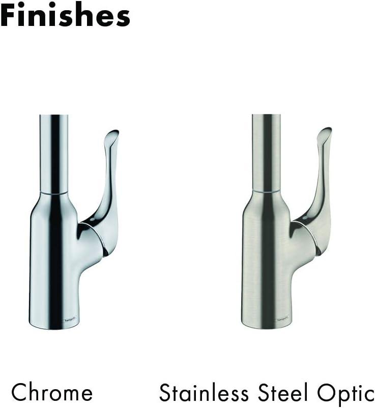 hansgrohe Allegro N HighArc Kitchen Faucet, 2-Spray Pull-Down, 1.75 GPM