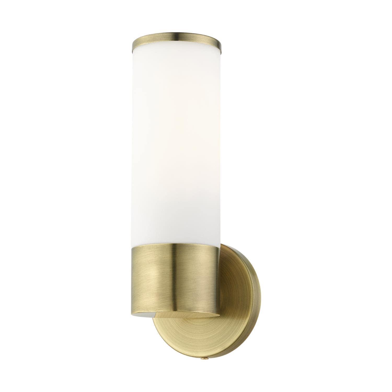 Livex Lighting Lindale 1 - Light Sconce in  Antique Brass