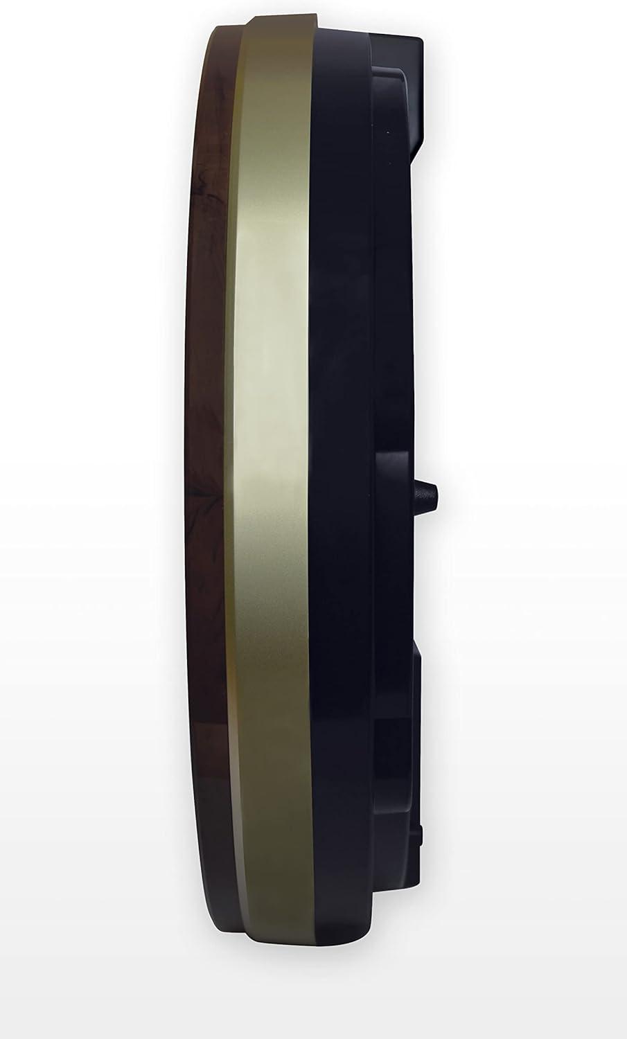 Seiko Melodies in Motion Wall Clock, Golden Chandelier