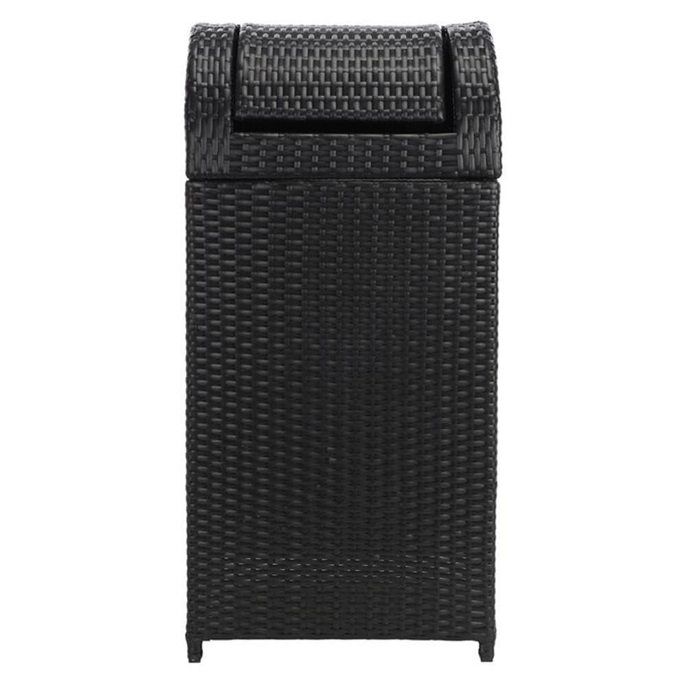 Serapis Outdoor Trash Can - Natural - Safavieh