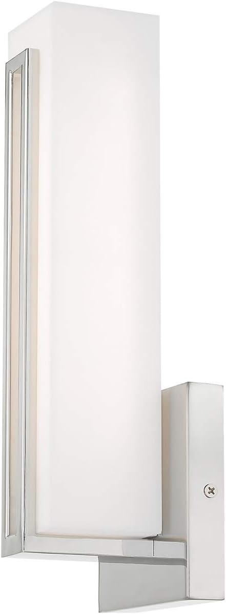 Livex Lighting 10190 Fulton 1 Light 12" Tall Integrated Led Bathroom Sconce - Chrome