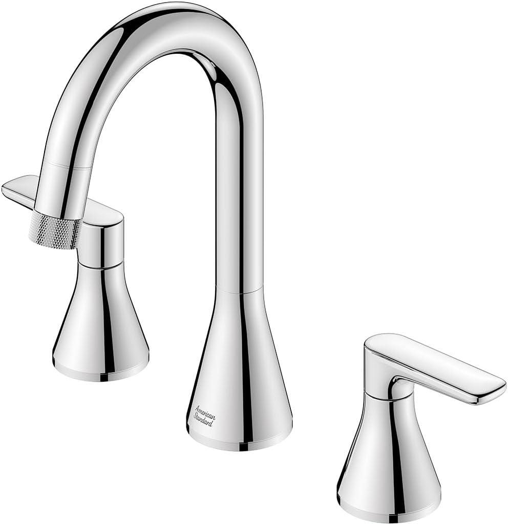 Widespread 2-handle Bathroom Faucet with Drain Assembly