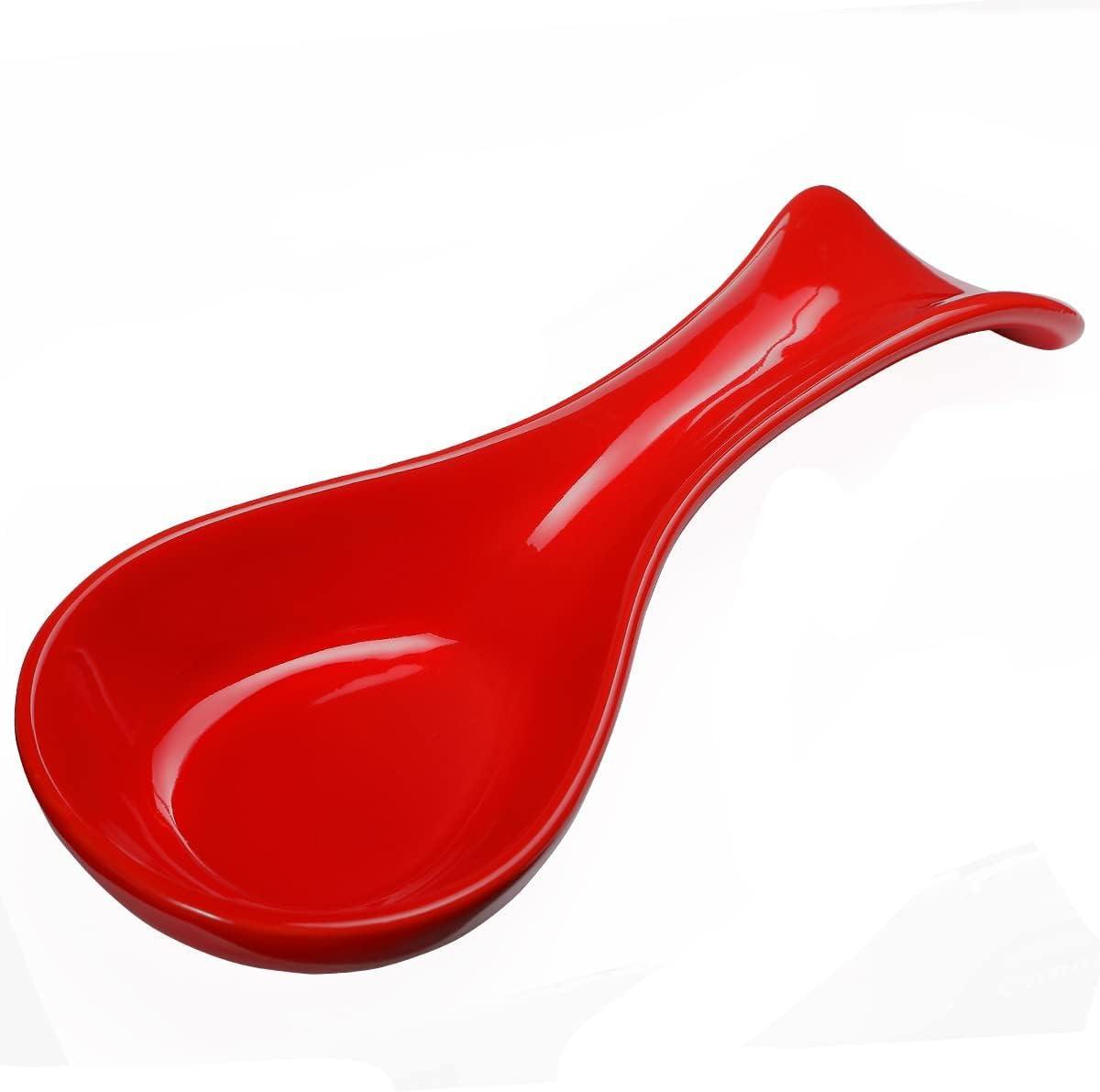 Red Barrel Studio® Newmont Ceramic / Porcelain Oval Spoon Rest