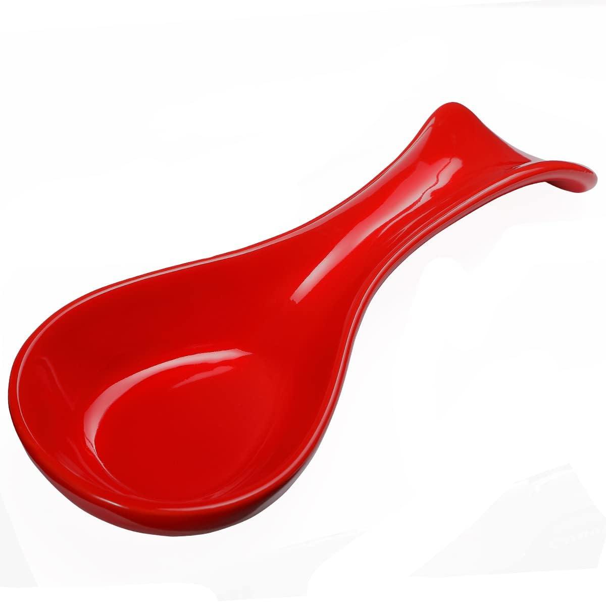 Red Barrel Studio® Newmont Ceramic / Porcelain Oval Spoon Rest