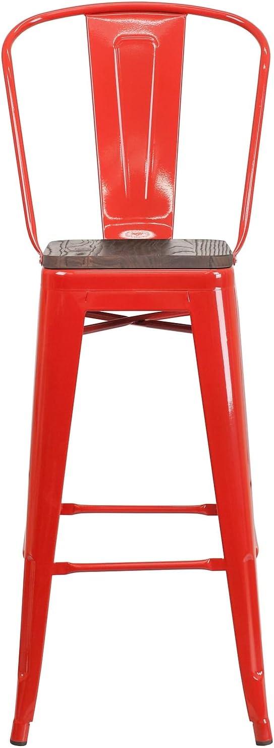 Flash Furniture Steel Outdoor Stool