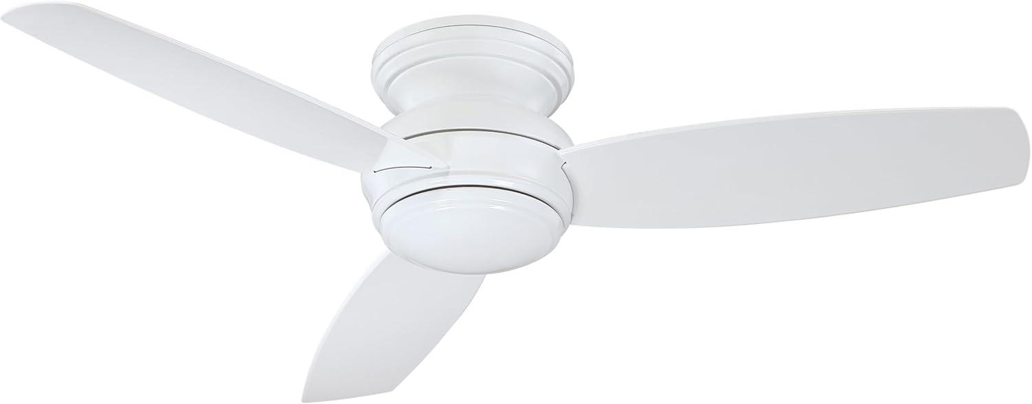 Minka Aire 52" Concept 3 - Blade Outdoor LED Propeller Ceiling Fan with Wall Control and Light Kit Included