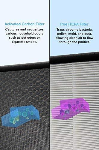 Merchandise Mecca Replacement 2 HEPA Air Filters and 8 Carbon Pre-Filters Compatible with Fellowes AeraMax 200 Purifier Model 190/200/DB55/DX55. Compared to Part 9287101